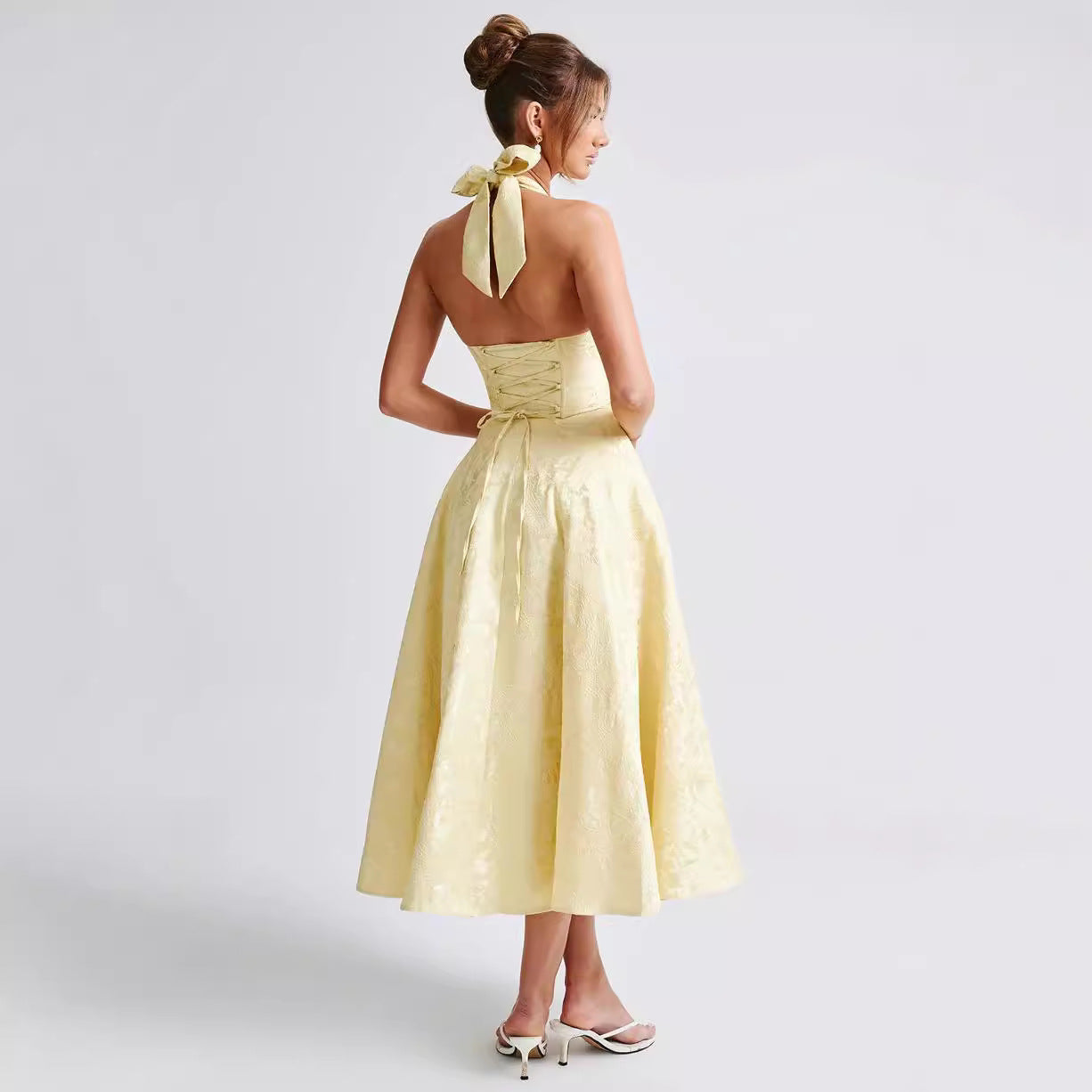 The "Resort Royalty" Jacquard Maxi